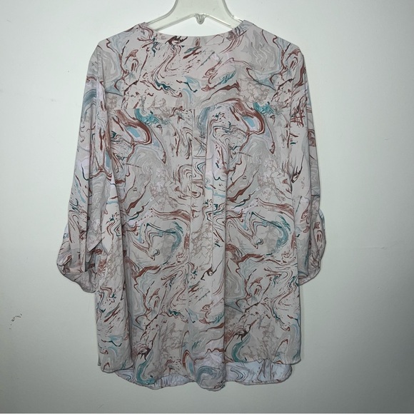 Torrid Harper Crepe de Chine Pullover V-neck Blouse Size 4X - Picture 7 of 11